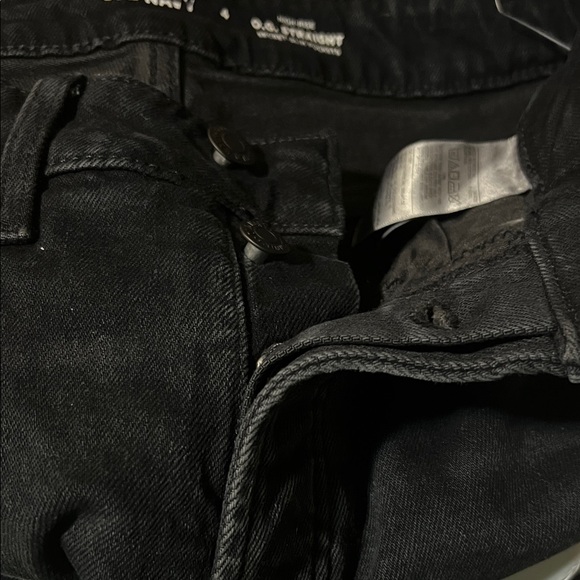 Old Navy Size 4 High Waisted O.G. Straight Cut off Button Fly Jeans in Trinity - Picture 8 of 8